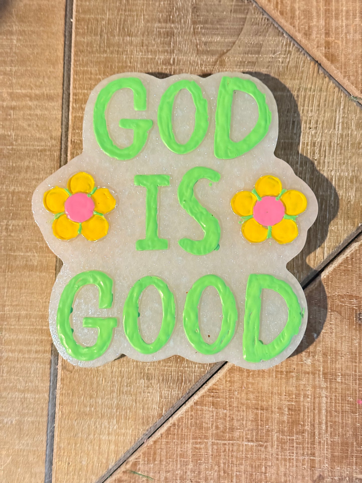 God is Good Car Freshener (Car Freshie)