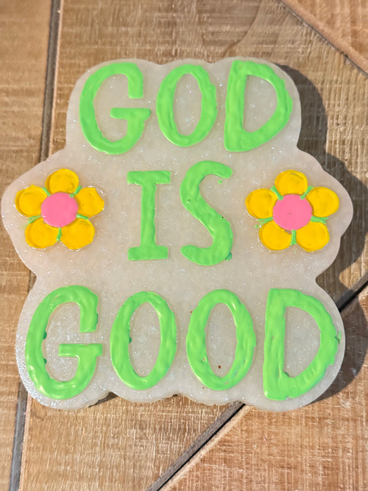 God is Good Car Freshener (Car Freshie)