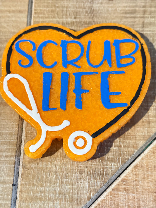 Scrub Life Car Freshener (Car Freshie)