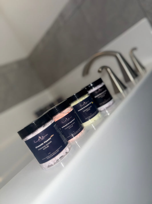 Foaming Sugar Scrubs