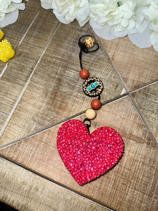 Heart Car Freshener (Car Freshie)